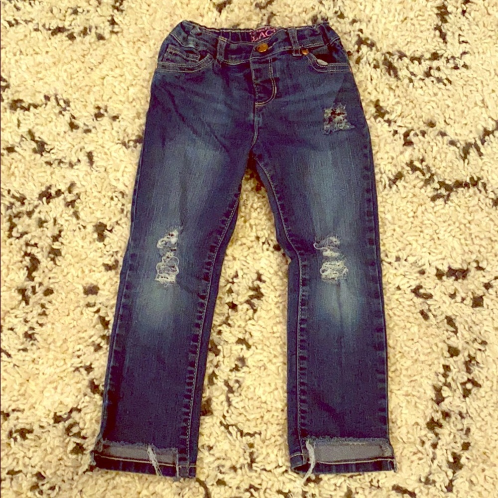 Distressed denim